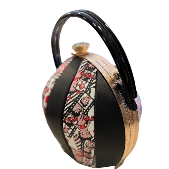 Betty Boop Embossed Diamonds Handbag NWT - Picture 4 of 11